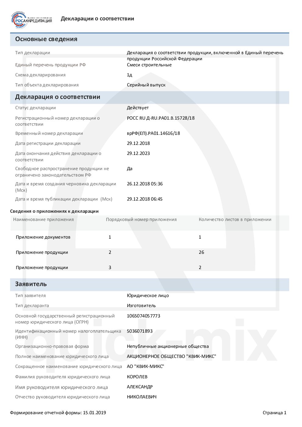 Сертификат