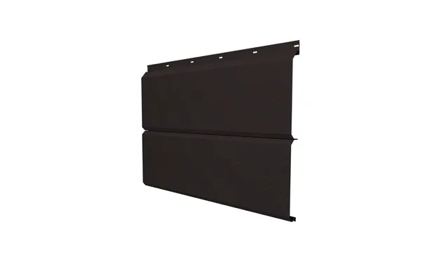 Софит ЭкоБрус с перфорацией 0,345 Grand Line 0,45 Drap ST RAL 9005 черный