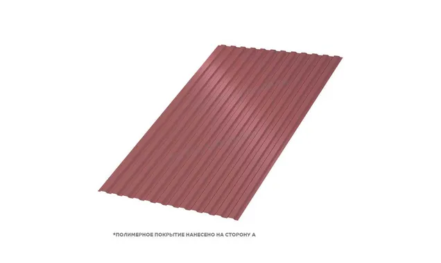 Профлист Металл Профиль МП10 0.45 VikingMP® RAL 3011 Коричнево-красный B