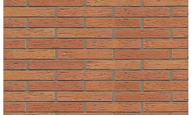 Кирпич клинкерный Muhr 08 Lachsrot рустик, 240х90х40 мм
