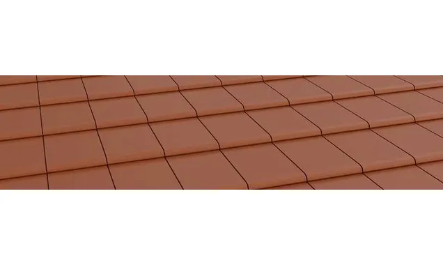 Керамическая черепица Braas Турмалин Натуральный красный