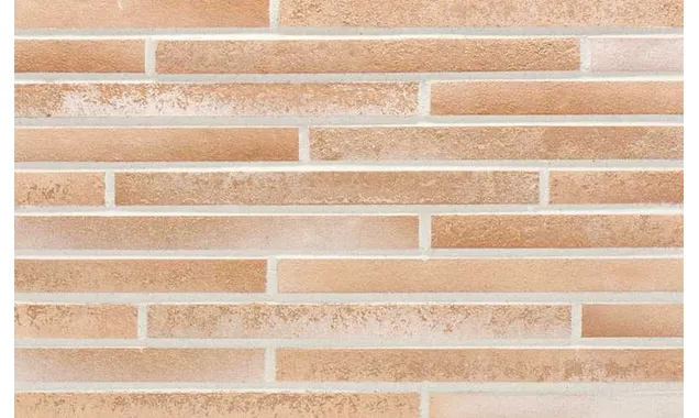 Клинкерная плитка Stroeher Stiltreu 454 creme-weiss рельефная, 490х40х14 мм