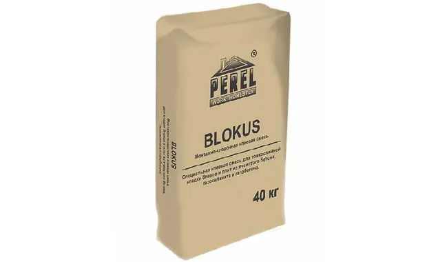Клеевая смесь PEREL Blokus 0340 белая, 40 кг