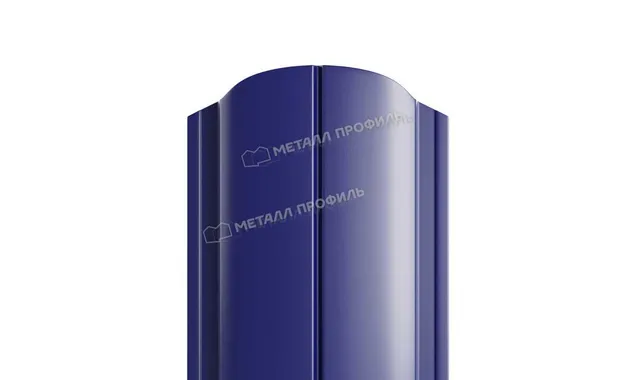 Штакетник Металл Профиль ELLIPSE-O 0,5 NormanMP RAL5002 Ультрамарин