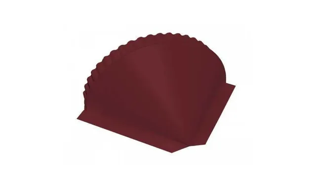 Заглушка конусная Drap ST RAL 3005 красное вино