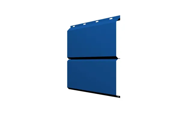 Софит ЭкоБрус без перфорации 0,345 Grand Line 0,5 Satin RAL 5005 сигнальный синий