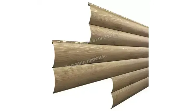Металлический сайдинг Woodstock-Н Металл-Профиль ECOSTEEL Сосна 28х330 | текстурированный
