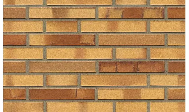Кирпич клинкерный Muhr 01 Niederlausitzer Gelb Spezial гладкий, 240х90х40 мм