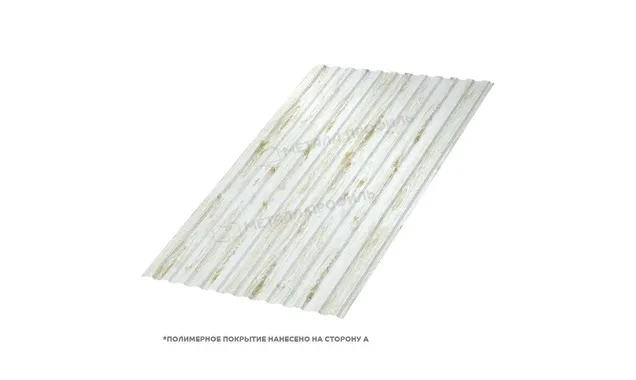 Профлист Металл Профиль МП10 0.5 ECOSTEEL® матовый Беленый дуб B