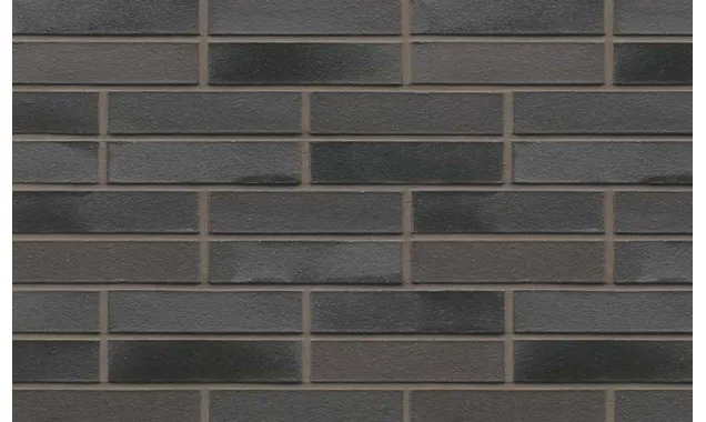 Кирпич клинкерный Muhr 15 Schwarz-bunt Edelglanz гладкий, 240х115х52 мм