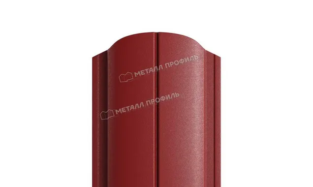 Штакетник Металл Профиль ELLIPSE-O 0,45 VikingMP® RAL3011 Коричнево-красный