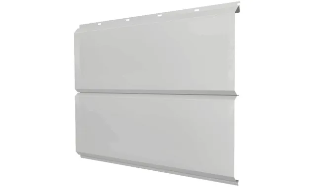 Софит ЭкоБрус без перфорации 0,345 Grand Line 0,5 Velur RAL 9003 сигнальный белый
