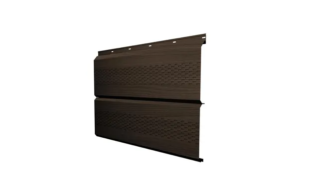 Софит ЭкоБрус с перфорацией 0,345 Grand Line 0,45 Print Elite Coffee Wood