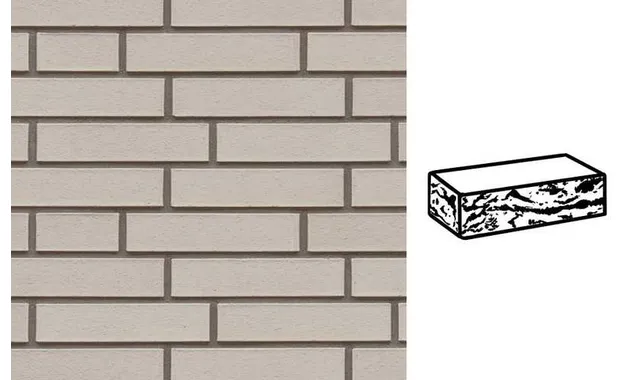 Кирпич клинкерный Muhr 36 Silbergrau nuanciert готик, 240х115х52 мм