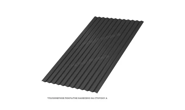 Профлист Металл Профиль МП18 0.45 VikingMP® RAL 9005 Черный темный A