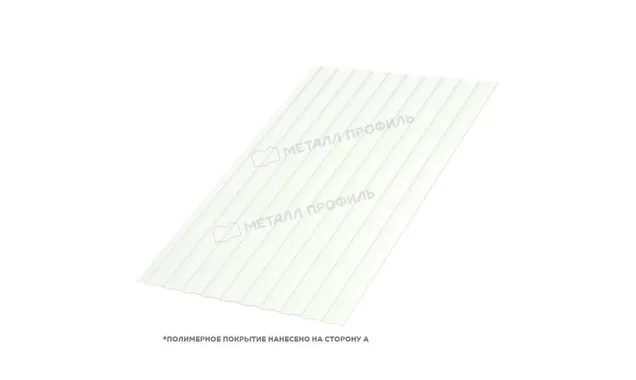 Профлист Металл Профиль C8 0.45 Полиэстер RAL 9003 Белый B