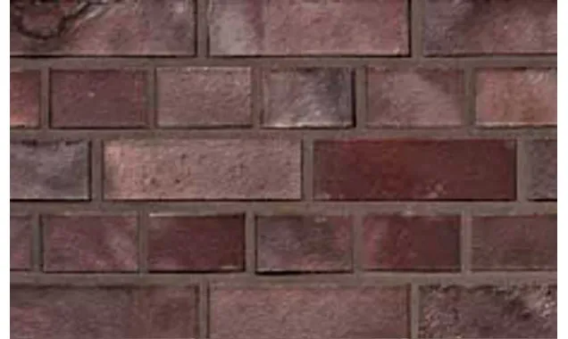 Кирпич клинкерный пустотелый ABC 7654 Leipzig aubergine kohlebrand гладкий, 240х115х71 мм
