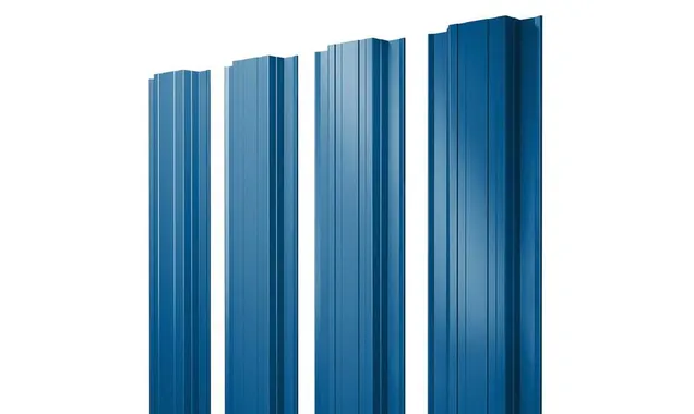 Штакетник Прямоугольный Grand Line 0,5 Satin RAL5005 Сигнальный Синий