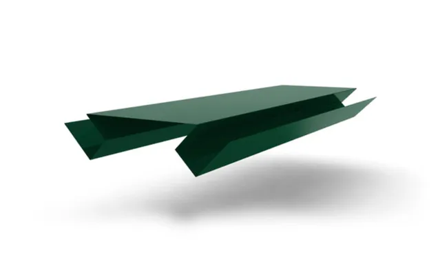 Планка угла внутреннего сложного БХ new 0,45 PE с пленкой RAL 6005 зеленый мох (2м)