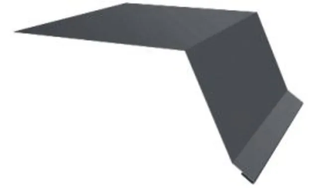 Планка капельник 100х55 0,45 Drap ST RAL 7016 антрацитово-серый