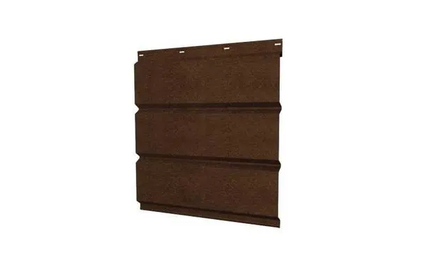 Софит металлический без перфорации 0,45 Print Elite с пленкой Antique Wood