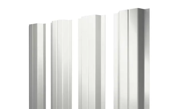 Штакетник П-образный В Grand Line 0,45 Полиэстер RAL9003 Сигнальный Белый