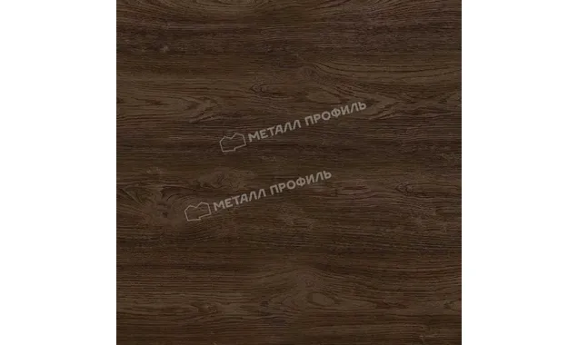 Планка карнизная 100х69х2000 (ECOSTEEL_MA-01-МореныйДуб-0.5)