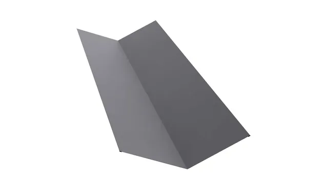 Планка ендовы верхней 145х145 0,45 Drap RAL 7004 сигнальный серый