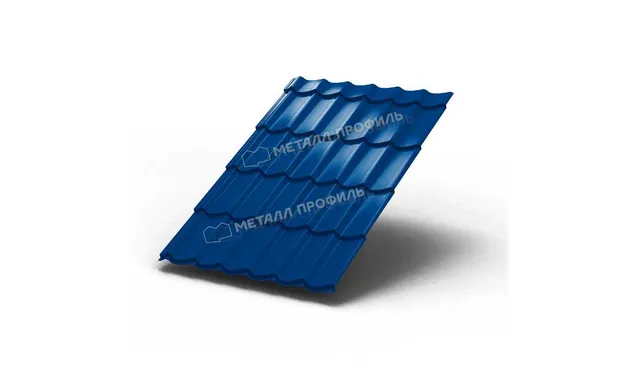 Металлочерепица Металл-Профиль Ламонтерра XL 0,5 PURMAN® RAL 5005 Синий насыщенный