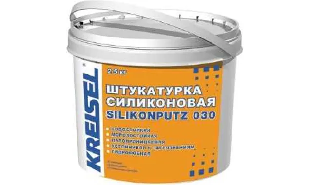 Силиконовая штукатурка с фактурой барашек 030 SILIKONPUTZ BR Kreisel, 3мм группа 3 цвет 20085