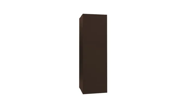 Кожух на трубу прямой д1020/ш310/в1200 0,5 Satin с пленкой RAL 8017 шоколад