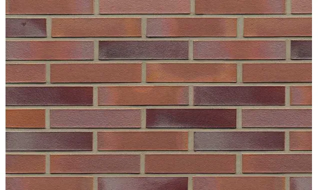 Кирпич клинкерный Muhr 14 Rotblau-bunt гладкий, 240х115х52 мм