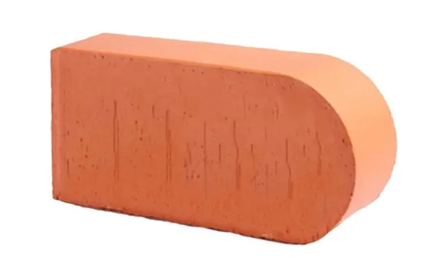 Печной кирпич фигурный полнотелый Lode Janka F22 гладкий, 250х120х65 мм