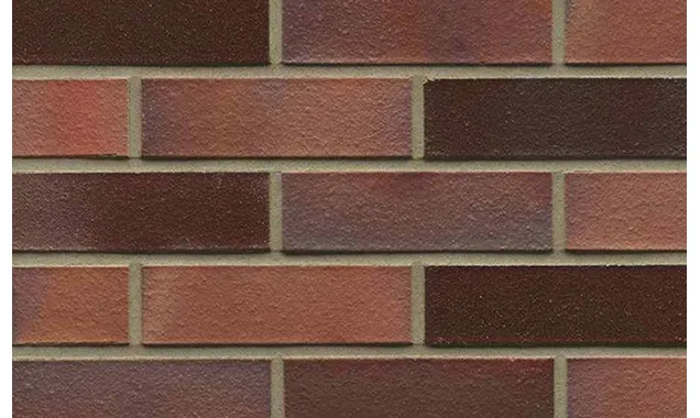 Кирпич клинкерный Westerwaelder Klinker Nr 04EG Rotbraun-bunt Edelglanz, 240х115х71 мм