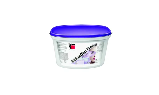 Пастообразная декоративная штукатурка Baumit SilikonTop БАЗА 25 кг (Австрия)