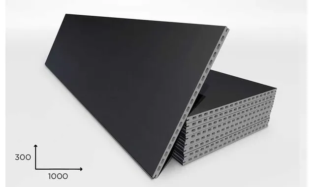 Керамогранитная плита FAVEKER GA20 для НФС, Negro, 1000*300*20 мм