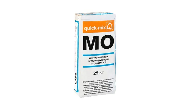 Моделирующая декоративная штукатурка quick-mix MODELLIERPUTZ, 25 кг