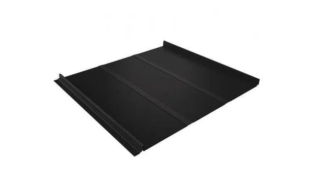 Фальцевая кровля Кликфальц Grand Line 0,5 GreenCoat Pural BT, matt RR 32 Серо-Коричневый