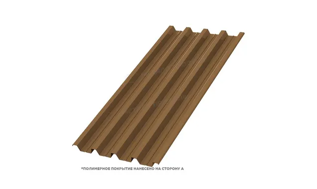 Профлист Металл Профиль Н60 0.5 PURMAN® Argillite, Медный металлик A