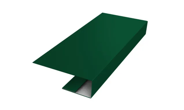 J-Профиль 18мм 0,45 Drap RAL 6005 зеленый мох (2,5м)