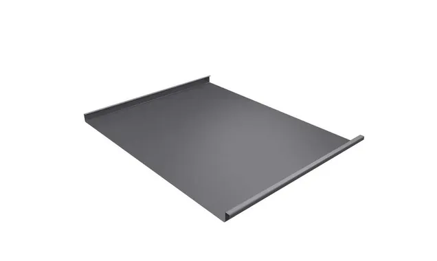 Фальцевая кровля Фальц двойной стоячий Grand Line 0,5 Satin RAL 7004 Сигнальный Серый