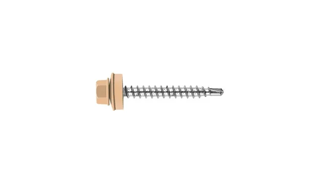 Саморез кровельный Daxmer 4,8х50 RAL 1013 (150) сверло №1