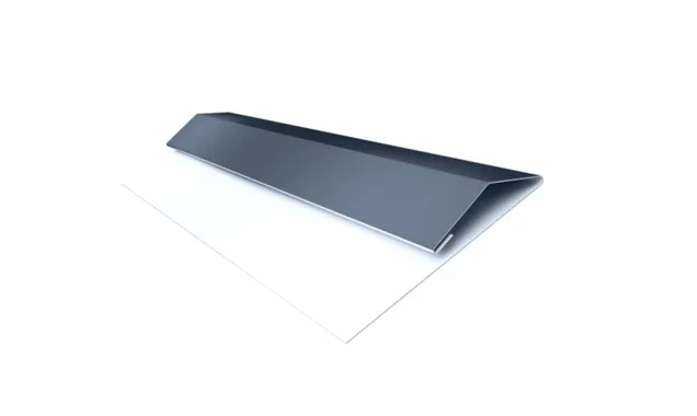 Планка финишная БХ new 0,5 Drap TX RAL 7024 мокрый асфальт (2м)
