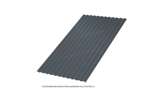 Профлист Металл Профиль МП18 0.5 VALORI Grey, Серый B