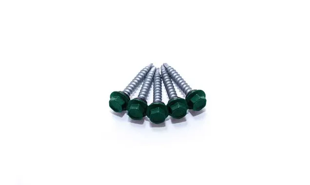 Саморезы 4,8х35 RAL 6005 (GL PRO)