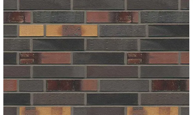Кирпич клинкерный Muhr 40 Kobalt Spezial geflammt гладкий, 240х115х52 мм