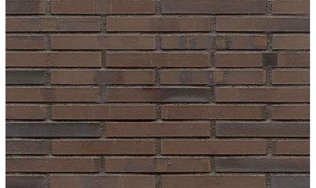 Кирпич клинкерный Westerwaelder Klinker Nr 33AKS Schwarz-braun Kohle Spezial, 290х90х40 мм