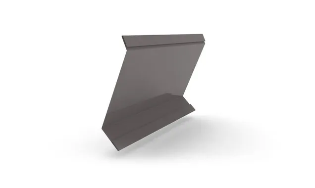 Планка примыкание в штробу 60 0,5 Satin Мatt RAL 7016 антрацитово-серый