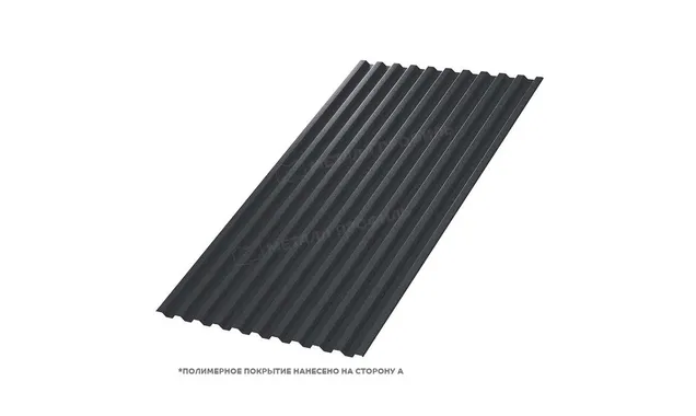 Профлист Металл Профиль C21 0.5 VALORI Grey, Серый A