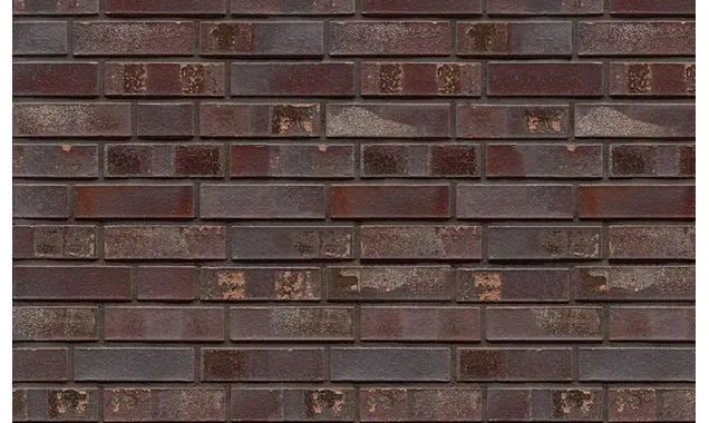 Кирпич клинкерный Muhr 10 S Violettblau geflammt Spezial гладкий, 240х55х71 мм